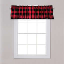 Trend Lab® Buffalo Check Window Valance in Red/Black