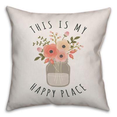 happy place pillow