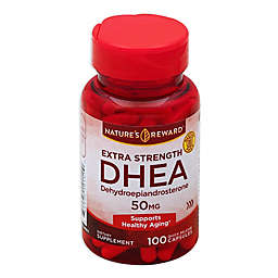 Nature's Reward 100-Count 50 mg Extra Strength DHEA Quick Release Capsules