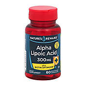 Nature&#39;s Rewards 60-Count 300 mg Alpha Lipoc Acid + Biotin Optimizer Quick Release Capsules