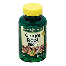 Nature's Reward 100-Count 550 mg Ginger Root Quick Release Capsules