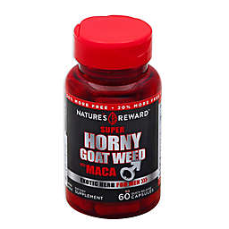 Nature's Reward 60-Count Horny Goat Weed with Maca for Men Quick Release Capsules