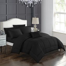 Solid Black Comforter Bed Bath Beyond