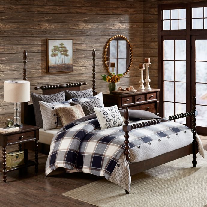 Madison Park Signature Urban Cabin 9 Piece Comforter Set Bed