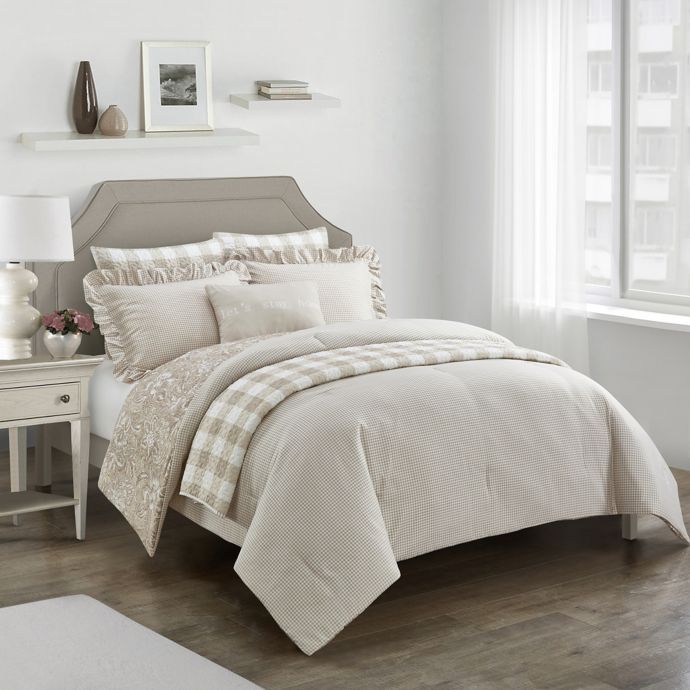 Worthington 7 Piece Reversible Comforter Set | Bed Bath & Beyond