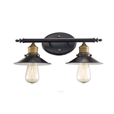 Bel Air Griswald 2-Light Vanity Light in Oil Rubbed Bronze. View a larger version of this product image.