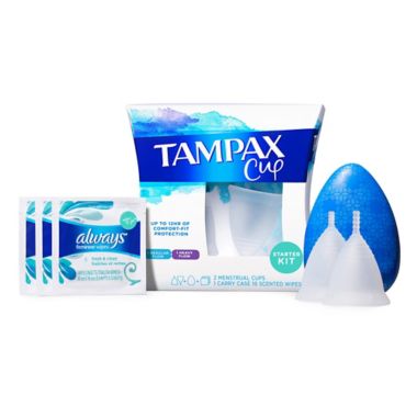 Tampax&reg; Flow Menstrual Cup Collection. View a larger version of this product image.