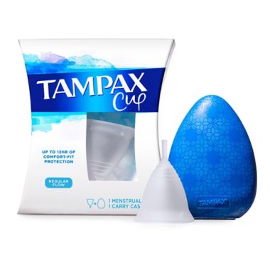 Tampax&reg; Regular Flow Menstrual Cup. View a larger version of this product image.