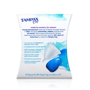 Tampax&reg; Regular Flow Menstrual Cup. View a larger version of this product image.