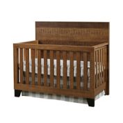 Westwood Design Urban Rustic 4-in-1 Convertible Crib in Wheat