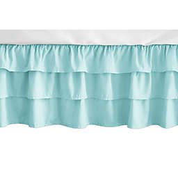 Sweet Jojo Designs® Ruffled Crib Skirt in Turquoise