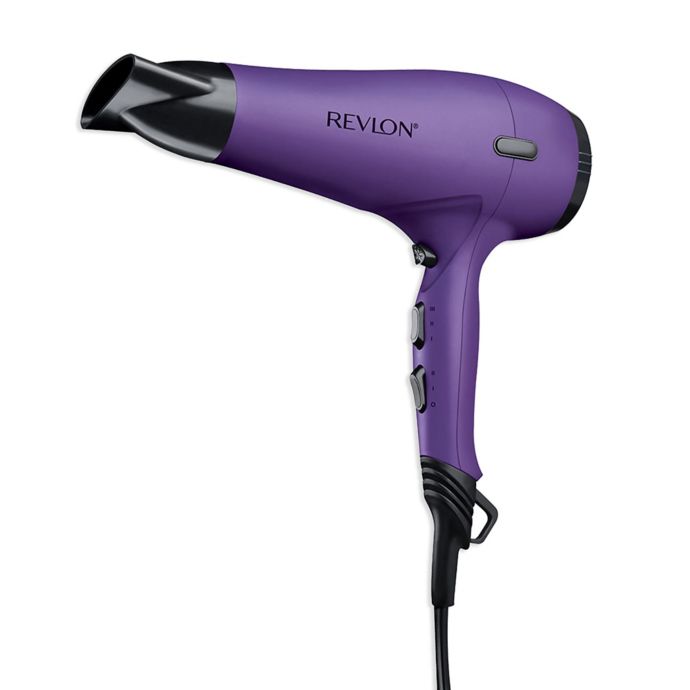 Revlon® Tourmaline Ionic Ceramic AC Motor Hair Dryer in Purple Bed