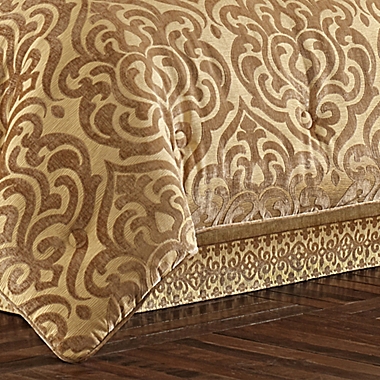 J. Queen New York&trade; Sicily King Comforter Set in Gold. View a larger version of this product image.