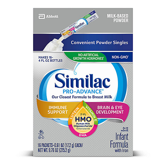 Alternate image 1 for Similac® Pro-Advance™ 16-Count Infant Formula Powder Stick Packs