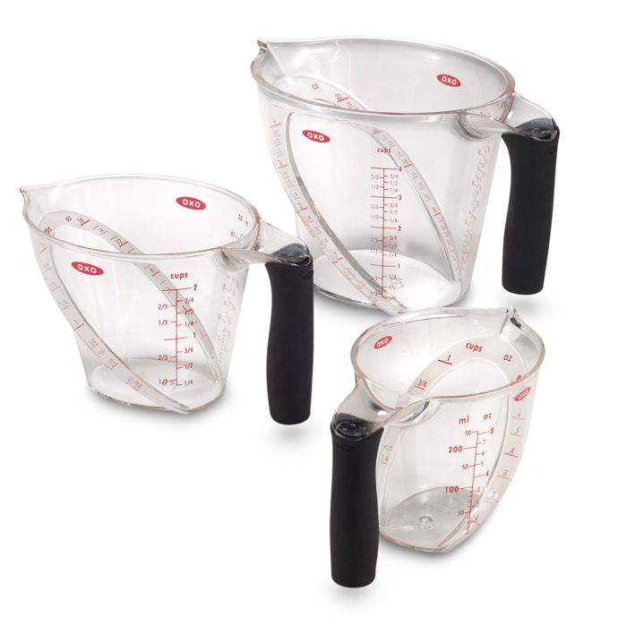OXO Good Grips® Angled Measuring Cups (Set of 3) Bed Bath and Beyond