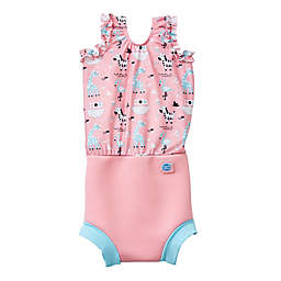 Splash About Happy Nappy™ Nina's Ark Swimsuit in Pink