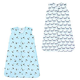 Hudson Baby® 2-Pack Whale and Sailboat Wearable Blankets in Grey