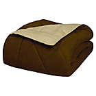 Alternate image 2 for Luxury All Season Reversible 3-Piece King Comforter Set in Chocolate/Cream