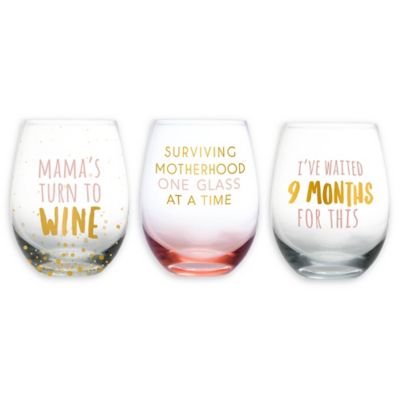 girly wine glasses