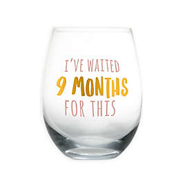 Stemless Wine Glass Details about   Doodle Mama Stemmed 