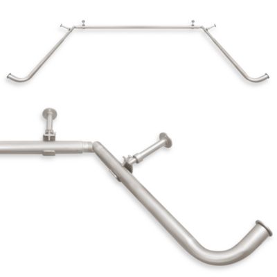 BlockAide Bay Window Curtain Rod System | Bed Bath & Beyond