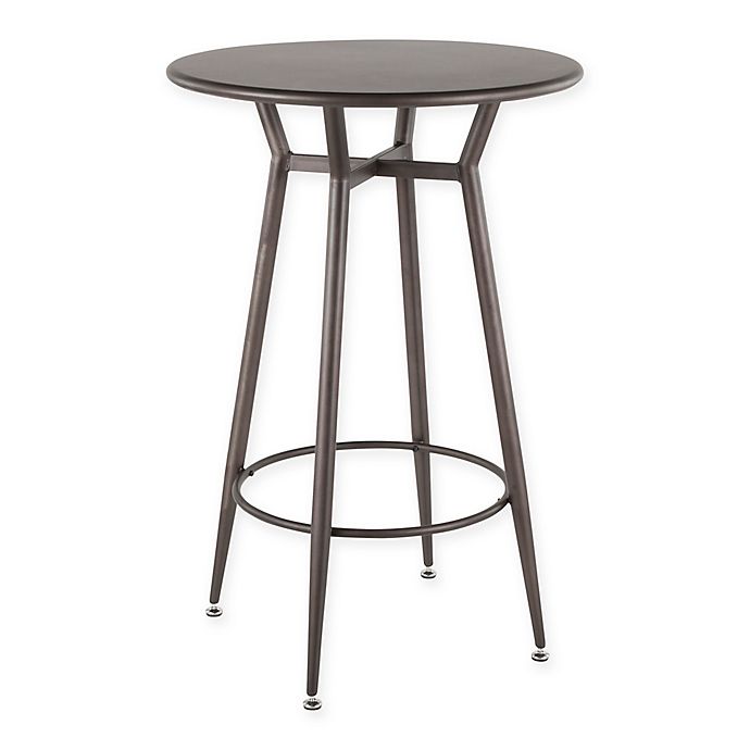 Lumisource Clara Round Bar Table Bed, Bar Table Round