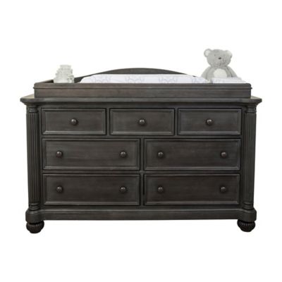 kingsley charleston crib in weathered white