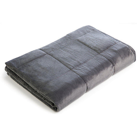 Alternate image 1 for Sharper Image® Calming Comfort™ 6 lb. Kids Weighted Blanket in Grey