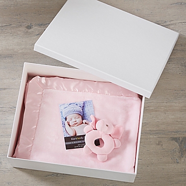 Personalized Baby Photo Keepsake Memory Box. View a larger version of this product image.