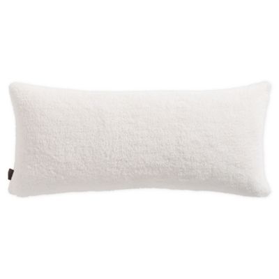 UGG® Sherpa Bolster Pillow in Snow 