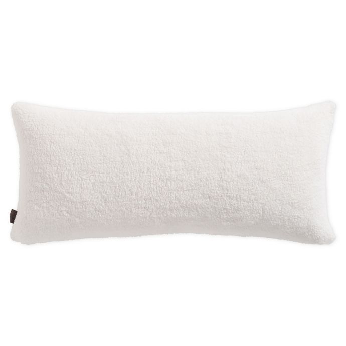 Ugg Sherpa Bolster Pillow In Snow Bed Bath Beyond