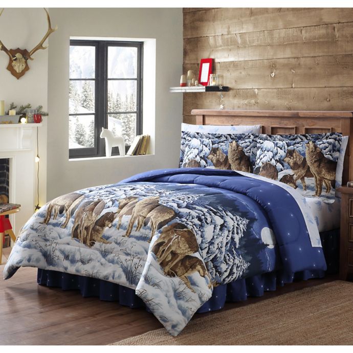 Mid Wolves Reversible Comforter Set Bed Bath Beyond