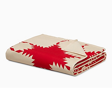 Calvin Klein Star Throw Blanket in Red. View a larger version of this product image.