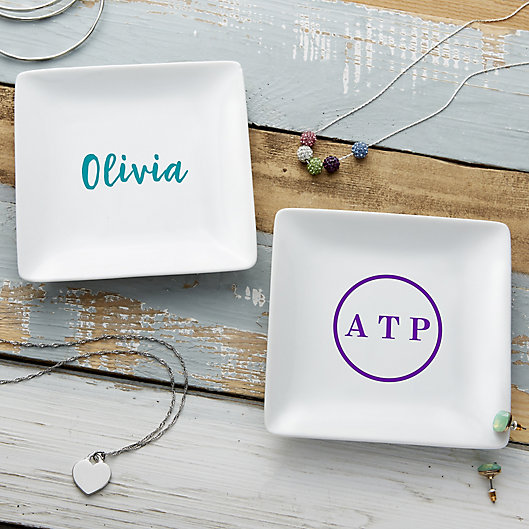 Alternate image 1 for Classic Celebrations Personalized Ring Dish