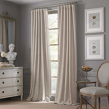 Valeron Estate Room Darkening Cotton Linen Window Curtain Panel. View a larger version of this product image.
