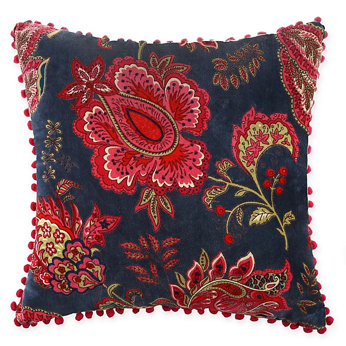 Global Caravan Valencia Tile Floral Throw Pillow | Bed Bath & Beyond