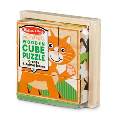 melissa and doug wooden cube puzzle