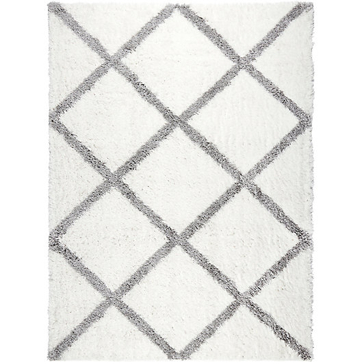 Alternate image 1 for Home Dynamix Oxford 2-Foot 6-Inch x 4-Foot 3-Inch Oxford Shag Area Rug in Ivory