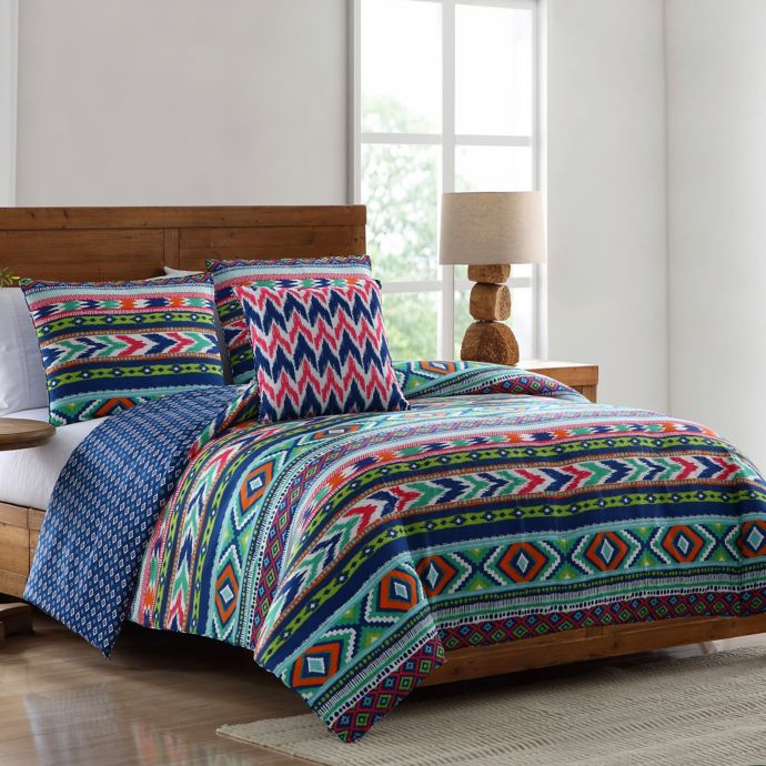 MHF Home Ava Tribal Print Comforter Set | Bed Bath & Beyond