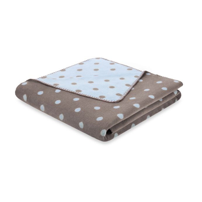 Bocasa Softly Dots Throw Blanket in Baby Blue Bed Bath & Beyond