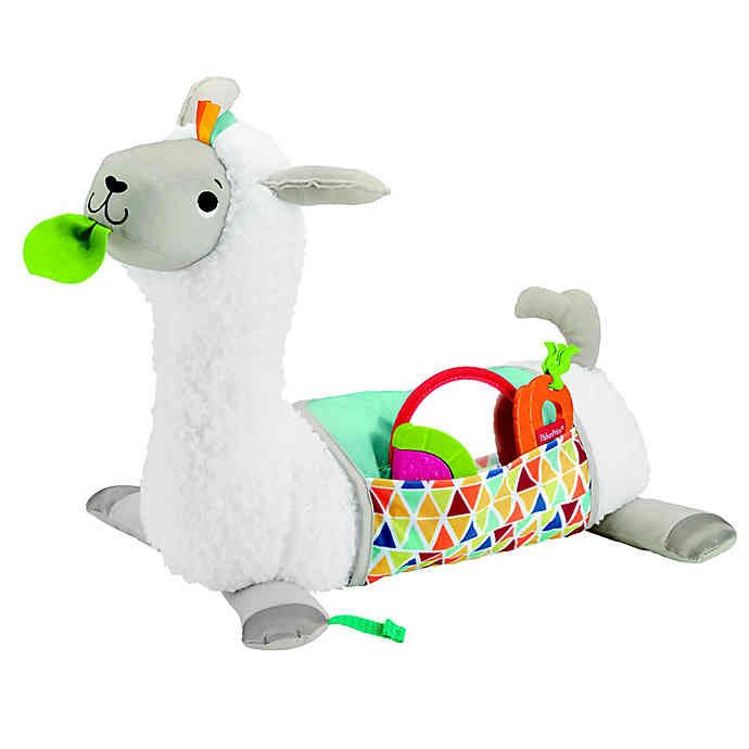 Fisher Price Llama Grow With Me Tummy Time Play Pillow Buybuy Baby