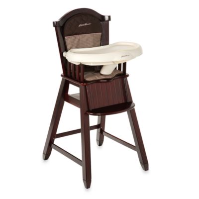 wooden high chair