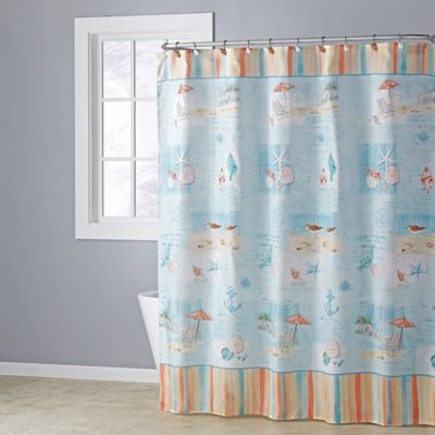 Skl Home Seaside Harbor Shower Curtain, Ocean Shower Curtain Bed Bath And Beyond
