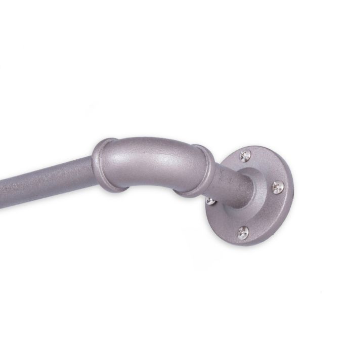 Sun Zero Bronn Telescoping Room Darkening Curtain Rod Bed Bath
