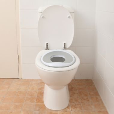 Dreambaby&reg; EZY-Toilet Trainer in Grey. View a larger version of this product image.