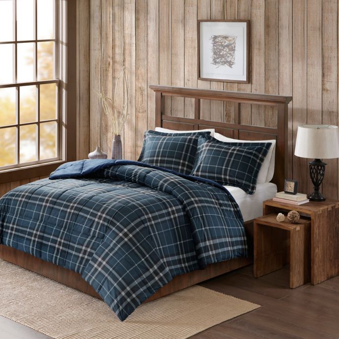 Woolrich Flint 3 Piece Down Alternative Comforter Set Bed Bath