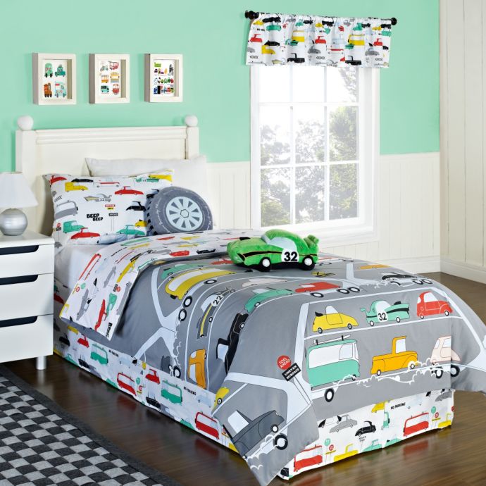 Kas Kids Road Train Duvet Cover Set Bed Bath Beyond