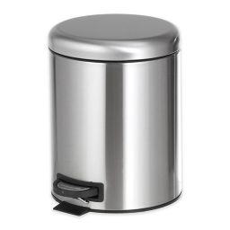 Trash Cans Modern Creative Stainless Steel No Cover Round