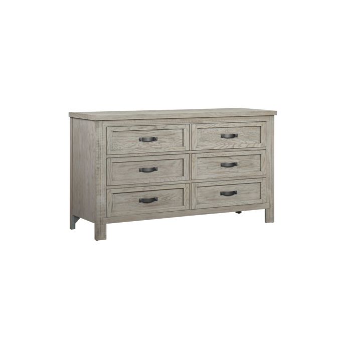 Soho Baby Hanover 6 Drawer Dresser In Oak Grey Bed Bath Beyond