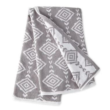 Levtex Baby&reg; Heritage Geometric Chenille Blanket in Grey. View a larger version of this product image.